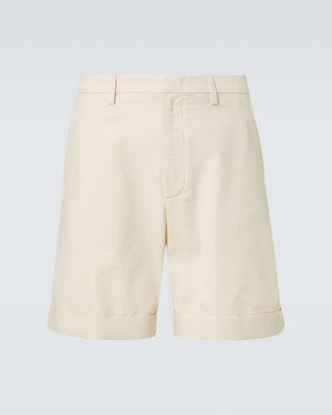 Valentino Denim Bermuda Shorts - Natural