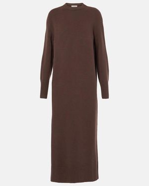 FFORME Ainsley Wool And Cashmere Shift Dress - Brown