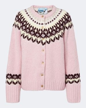 arch4 Cardigan Loze Aus Kaschmir - Pink