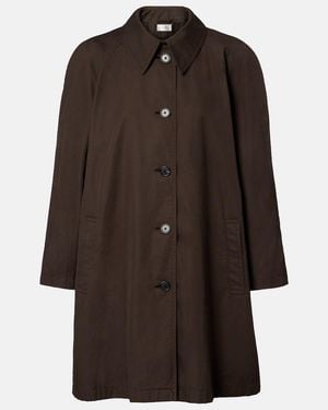 The Row Carcoat Hawkins Aus Baumwolle Und Kaschmir - Braun
