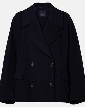 Max Mara Virgin Wool Coat - Blue