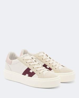 Hogan Sneakers Crosswind Aus Leder - Natur