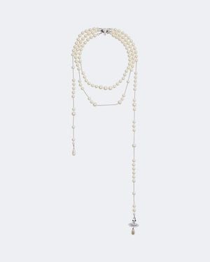 Vivienne Westwood Collier Orb A Ornements - Blanc
