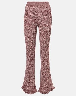 Rabanne Knitted Culottes - Red