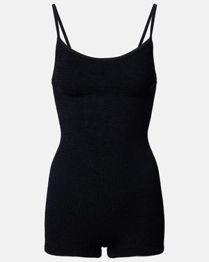 Hunza G Pamela Romper - Black