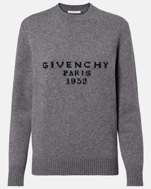 Givenchy Pullover Aus Wolle Und Kaschmir - Grau