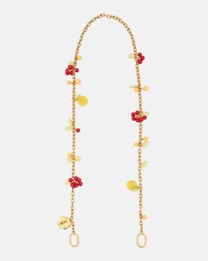 Saint Laurent Bandouliere Cassandre - Blanc