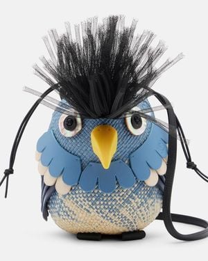 Loewe Paula's Ibiza Bird Shoulder Bag - Blue