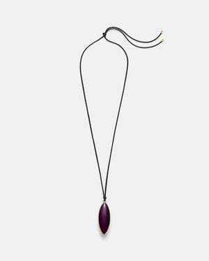 Jennifer Fisher 14Kt-Plated And Leather Necklace With Quartz - White