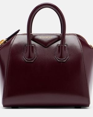 Givenchy Tote Bag Antigona Mini Aus Leder - Rot
