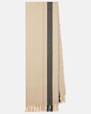 The Row Cadia Cotton And Linen Scarf - Natural