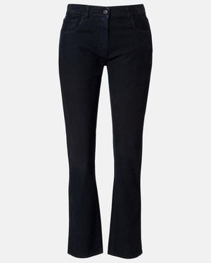 The Row Pantalon Booker En Velours Cotele - Bleu