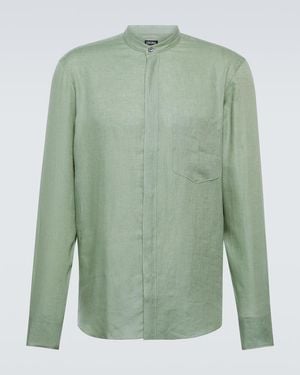 ZEGNA Linen Shirt - Green