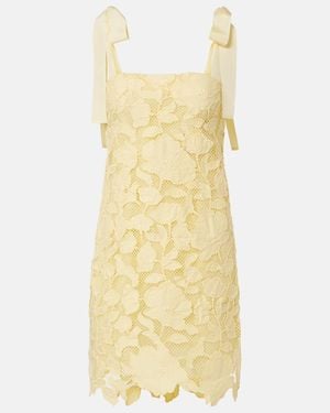 Jonathan Simkhai Minikleid Marigolde Aus Spitze - Gelb