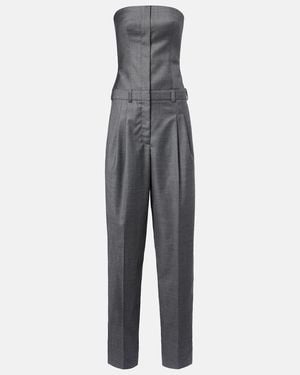 Givenchy Wool Jumpsuit - Gray