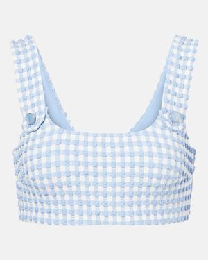 Jonathan Simkhai Bikini-Oberteil Ainsley - Blau