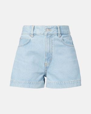 FRAME The Charm Denim Shorts - Blue