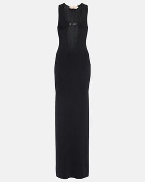 AYA MUSE Bombu Knit Maxi Dress - Black