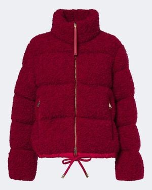 Moncler Trascendance Boucle Down Jacket - Red