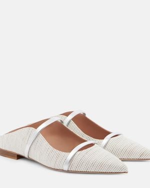 Malone Souliers Maureen Leather Mules - White