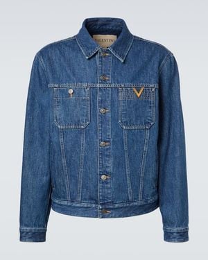 Valentino Veste En Jean - Bleu