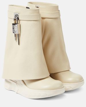 Givenchy Botines Shark Lock Biker de piel - Neutro