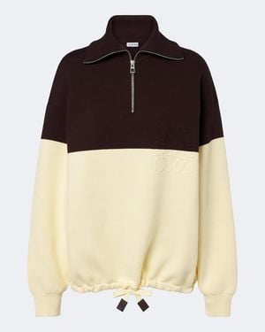 Loewe Pullover Anagram Aus Einem Baumwollgemisch - Mehrfarbig