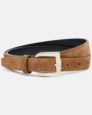 Tom Ford Guertel Aus Veloursleder - Braun