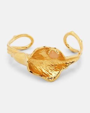 Chloé Armreif Flower Soul Mit Rosenquarz - Mettallic