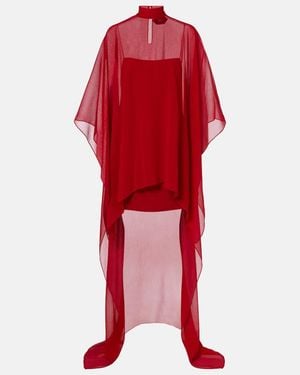 Taller Marmo Fini Silk Kaftan - Red