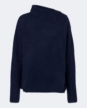 JOSEPH Terry Cashmere And Silk Jumper - Blue