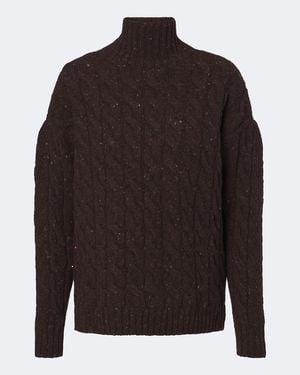 Max Mara Pullover Aus Einem Wollgemisch - Braun
