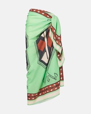 Johanna Ortiz Printed Cotton Beach Cover-Up - Green
