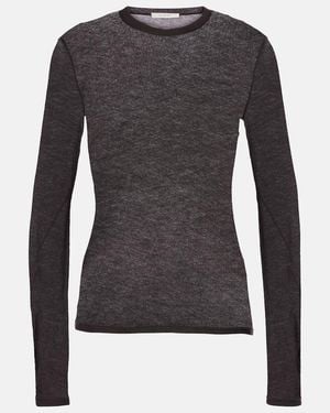 The Row Iverness Cashmere Top - Grey