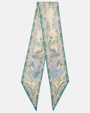 Zimmermann Tuch Aus Seide - Blau