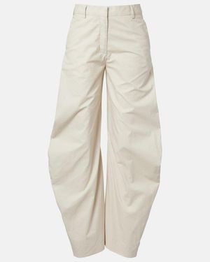 Acne Studios Barrel-Hose Patty Aus Baumwolle - Natur