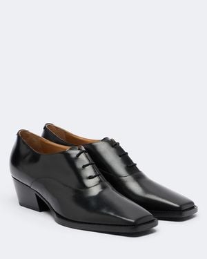 Jil Sander Leather Pumps - Black