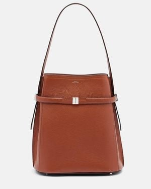 TOTEME Tote Bag Belted Aus Leder - Braun