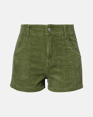 Veronica Beard Sally Corduroy Shorts - Green