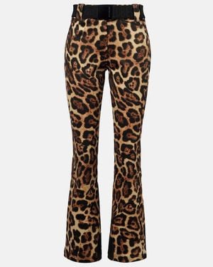 Goldbergh Minou Leopard-Print Ski Trousers - Multicolour