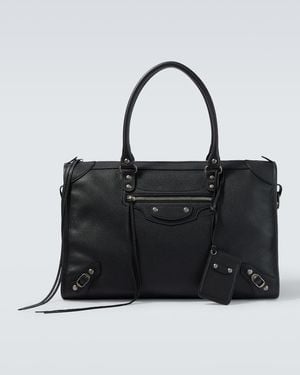 Balenciaga Tote Bag Le City Business Aus Leder - Schwarz