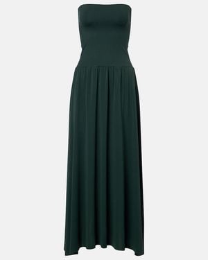 Eres Oda Jersey Crepe Maxi Dress - Green