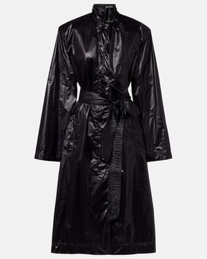 Saint Laurent Belted Trench Coat - Black