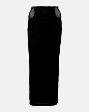 Dion Lee Midirock Aus Jersey - Schwarz