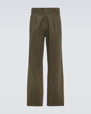 GR10K Boot Cotton Twill Cargo Pants - Green