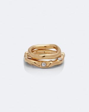 Dries Van Noten Embellished Ring - White
