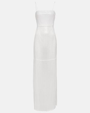 Galvan London Bridal Robe Iona Mit Pailletten - Weiß