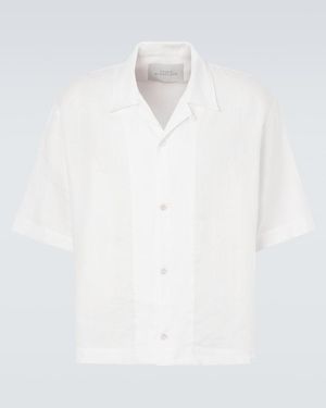 Studio Nicholson Chemise Oryn En Lin - Blanc