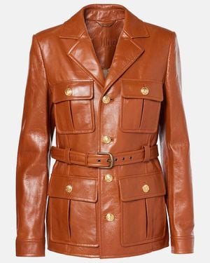 Chloé Lederjacke - Braun