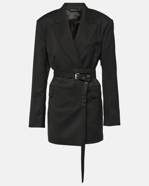 Acne Studios Belted Blazer - Black